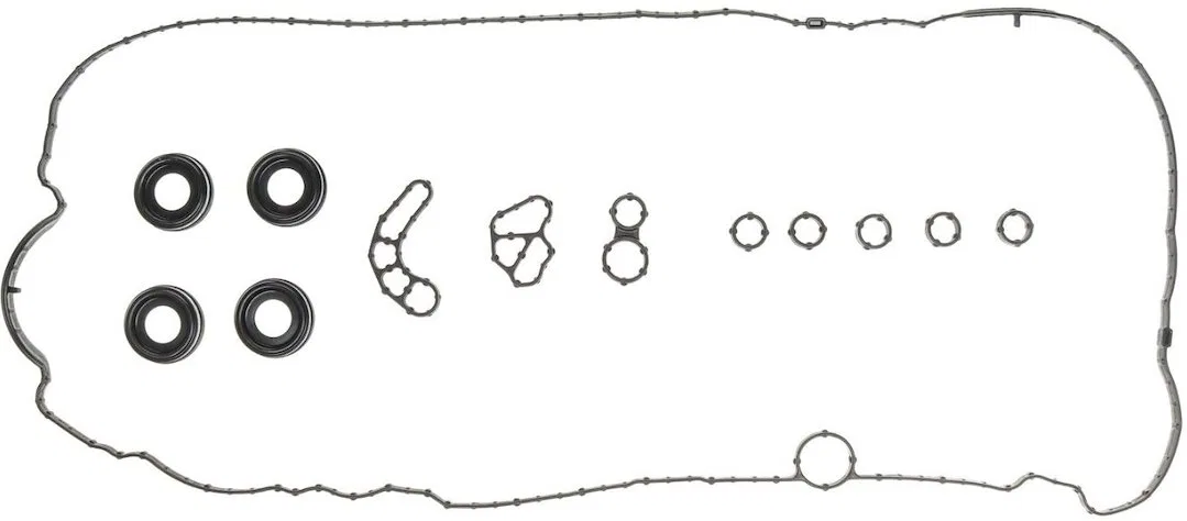 VS50752 – CLEVITE 77 Valve Cover Gasket, OE Replacement Molded Rubber 0.31 Inch Thickness With Spark Plug Tube Seals ...